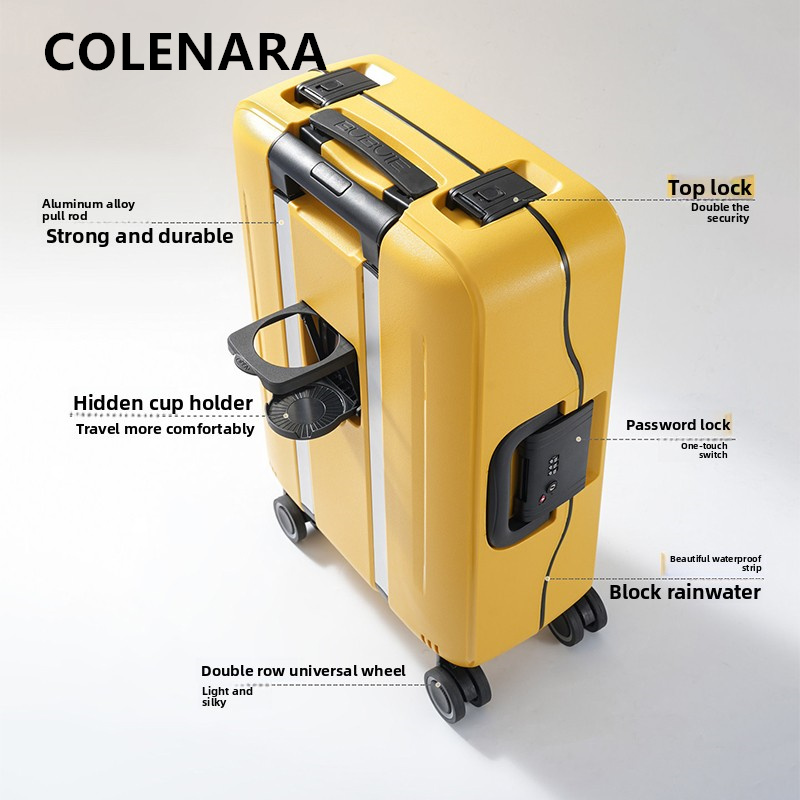 Spinner Wheel Rolling Suitcase 20 Inch - Tas Travel Koper COLENARA 20 inci