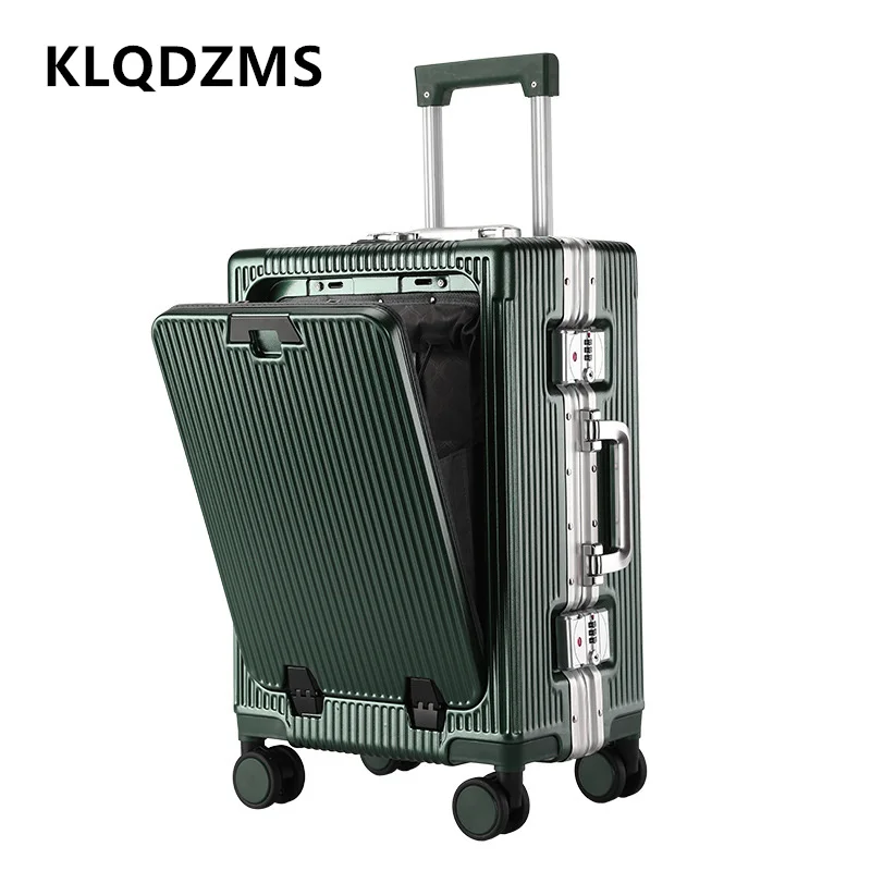 Front Opening Laptop Luggage 24 Inch - KLQDZMS Tas Perjalanan 20
