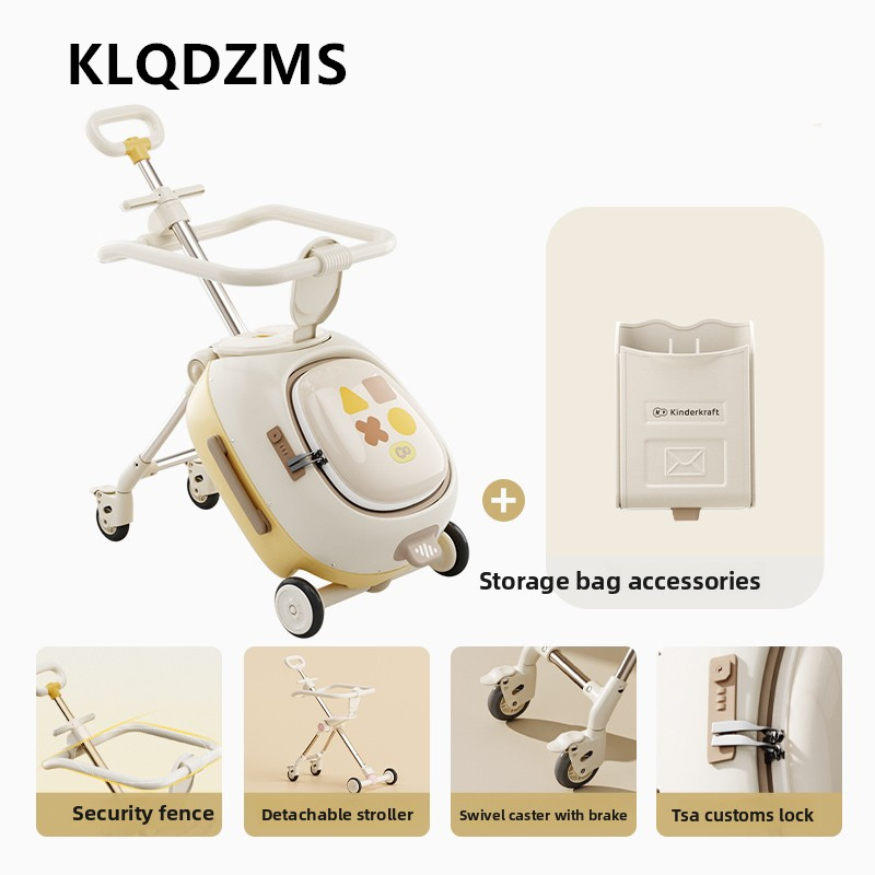 Spinner Wheel Rolling Suitcase 20 Inch - KLQDZMS ABS+PC Koper Kotak Naik Pesawat