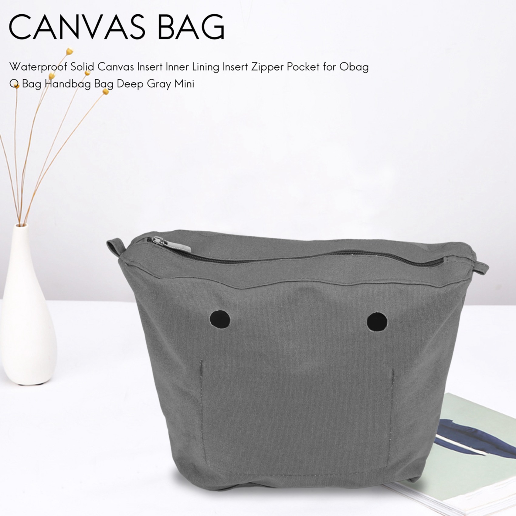 Handbags - ABQR Kantong Saku Resleting Lapisan Dalam
