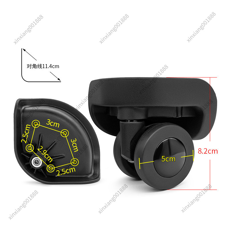 Silent Replacement Luggage Wheels - Pengganti Roda Putar Senyap ShengYuan C20