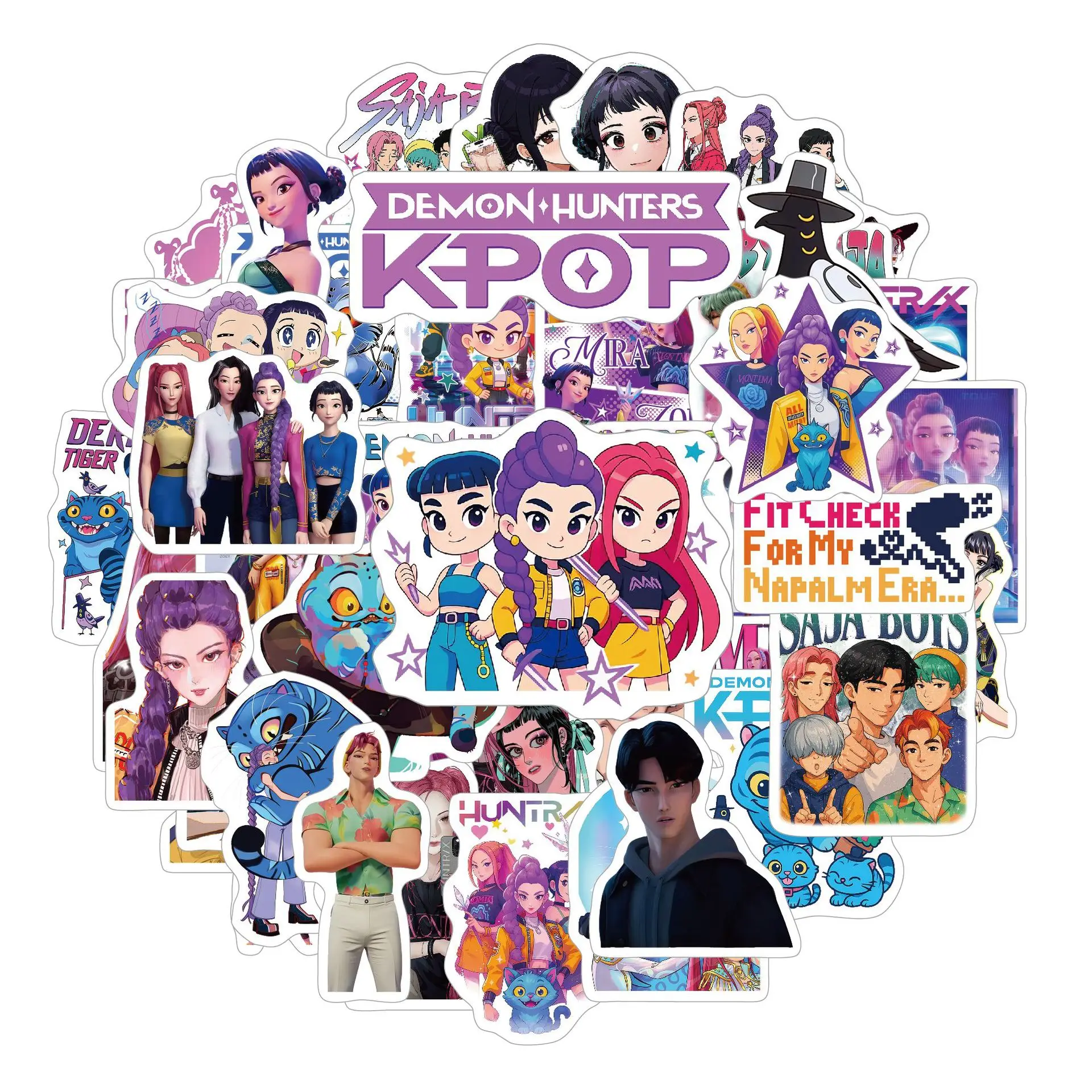 60 buah stiker anime bergambar - Luggage ulasan dan harga