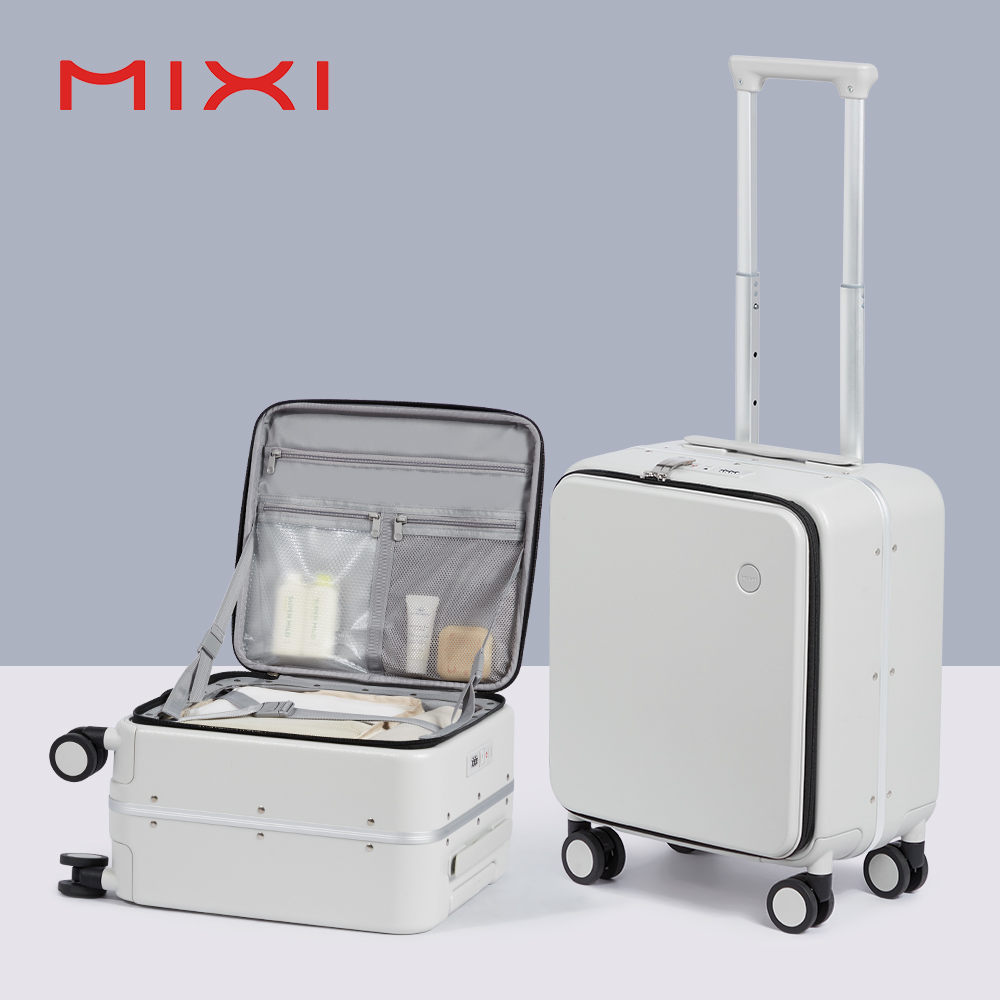 Koper Keras PC Mixi 14 Inci de - Aluminum Frame Carry On Luggage ulasan dan harga