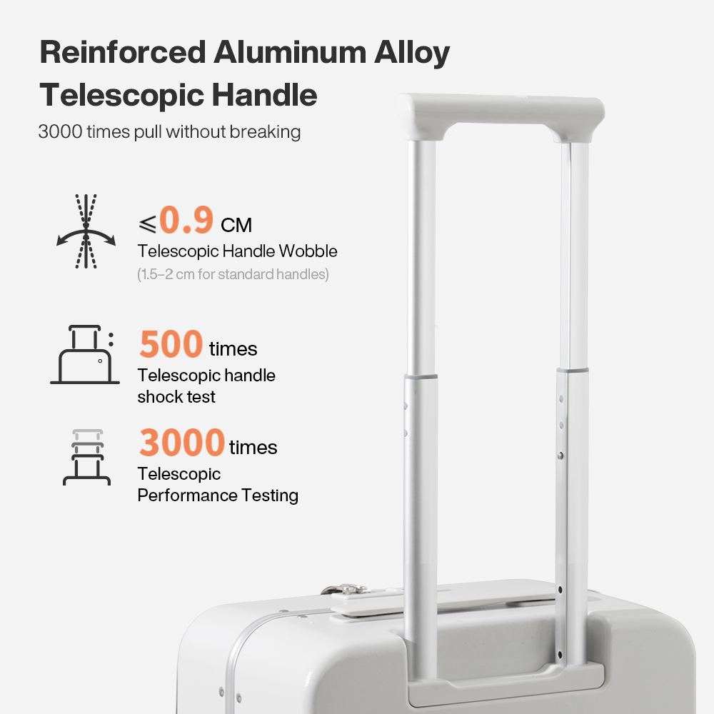 Koper Keras PC Mixi 14 Inci de - Aluminum Frame Carry On Luggage ulasan dan harga