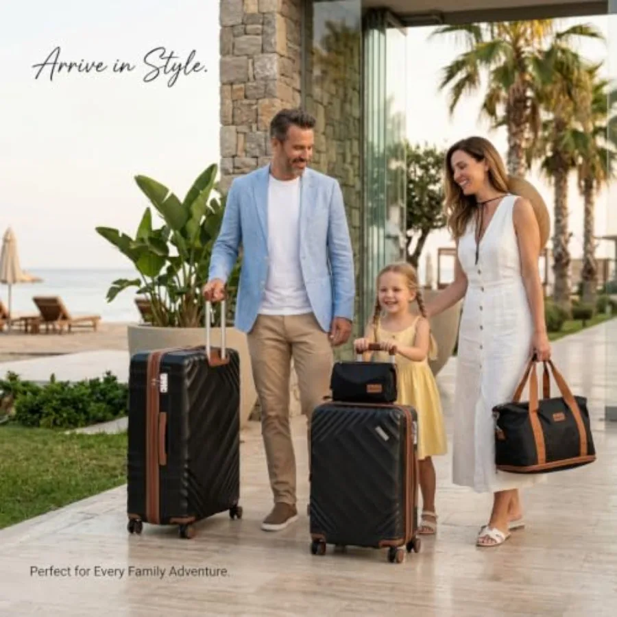 Set Koper 5 Buah dengan Cangka - Expandable Hard Shell Luggage Set ulasan dan harga