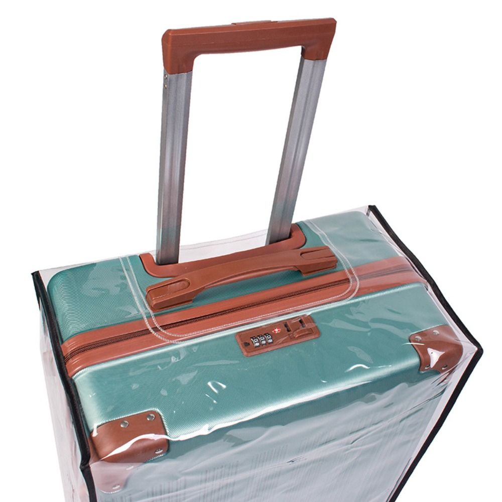 Sarung koper transparan PVC, p - Waterproof Suitcase Cover Protector ulasan dan harga