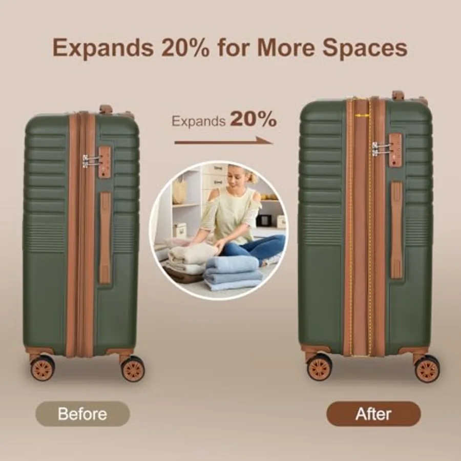 Set Koper 3 Buah yang Dapat Di - Expandable Hard Shell Luggage Set ulasan dan harga