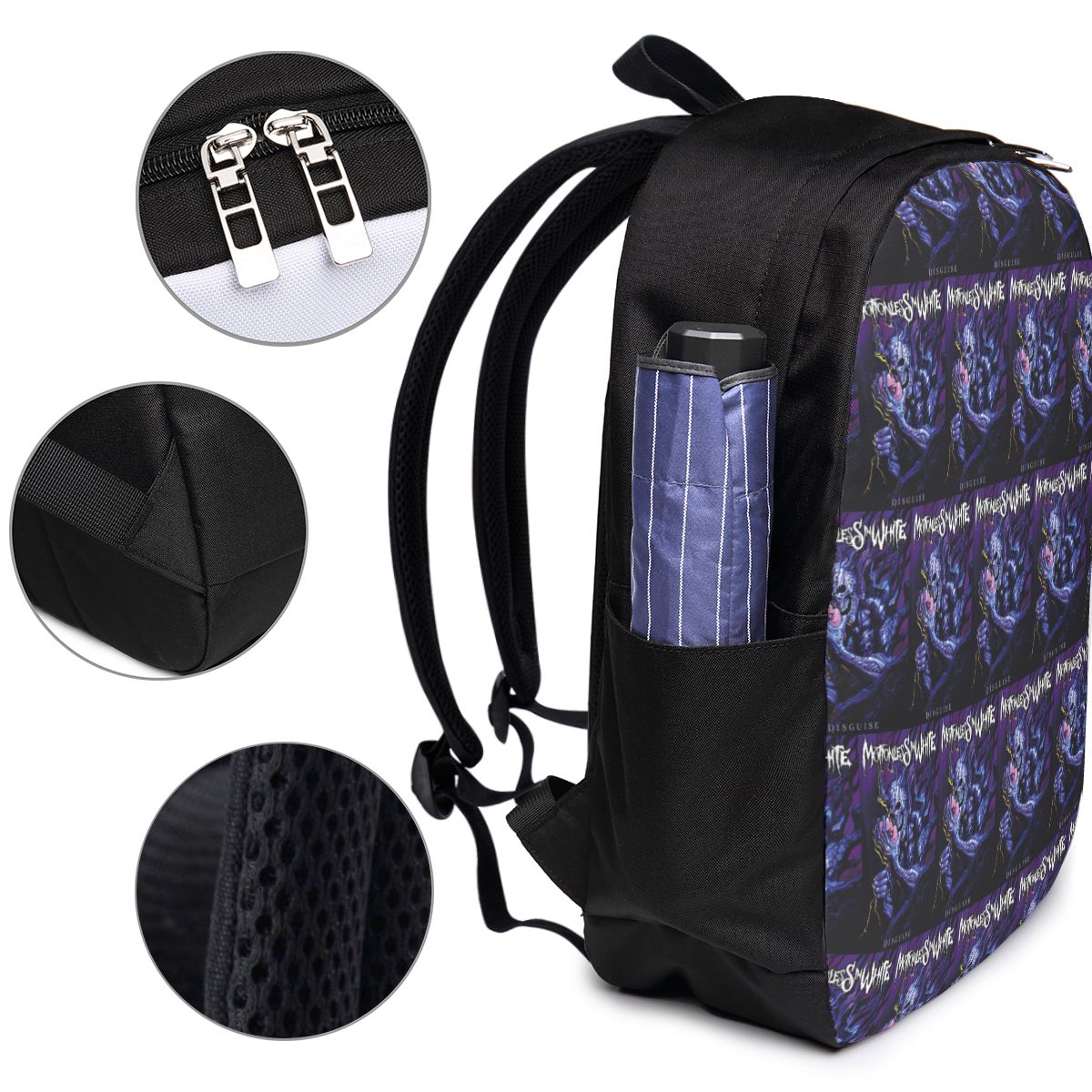 Tas Ransel Putih Motionless In - Backpacks ulasan dan harga