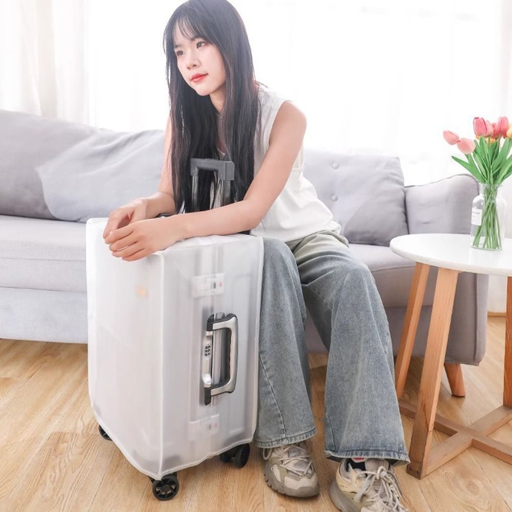 Pelindung Koper Baru Berlapis  - Waterproof Suitcase Cover Protector ulasan dan harga
