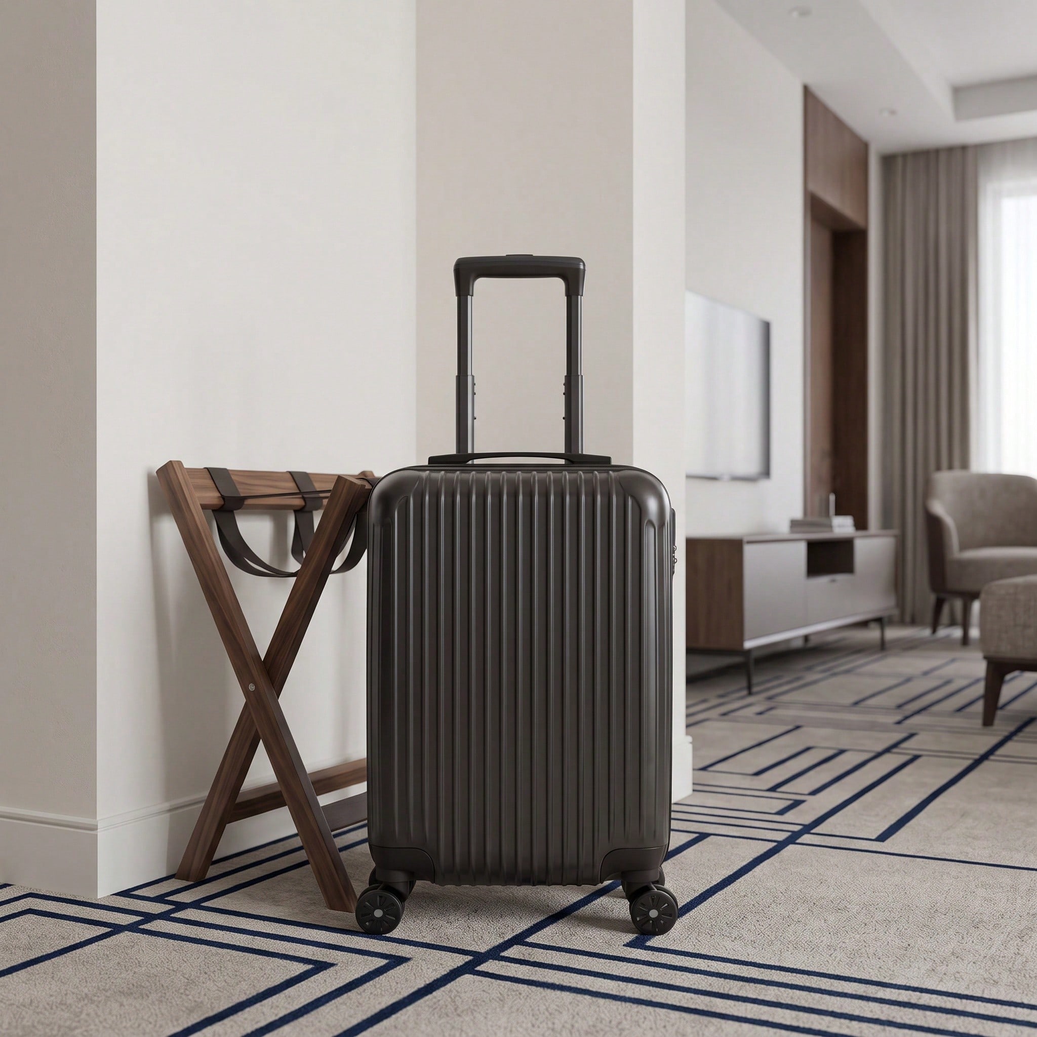 Koper Kabin ABS 20 Inci, Koper - Cabin Size Lightweight Travel Trolley ulasan dan harga