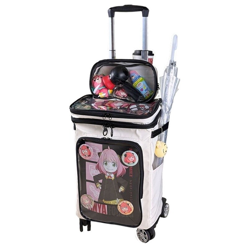 Tas Koper Transparan Bergaya K - Spinner Wheel Rolling Suitcase 20 Inch ulasan dan harga