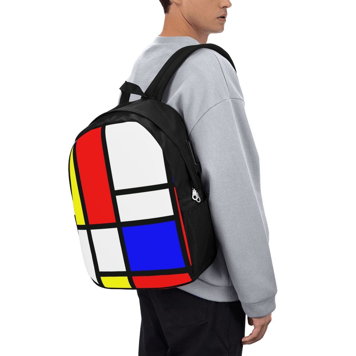Piet Mondrian Composition Back - Backpacks ulasan dan harga