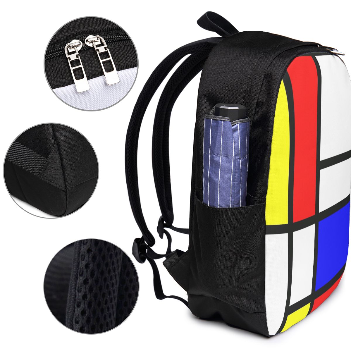 Piet Mondrian Composition Back - Backpacks ulasan dan harga