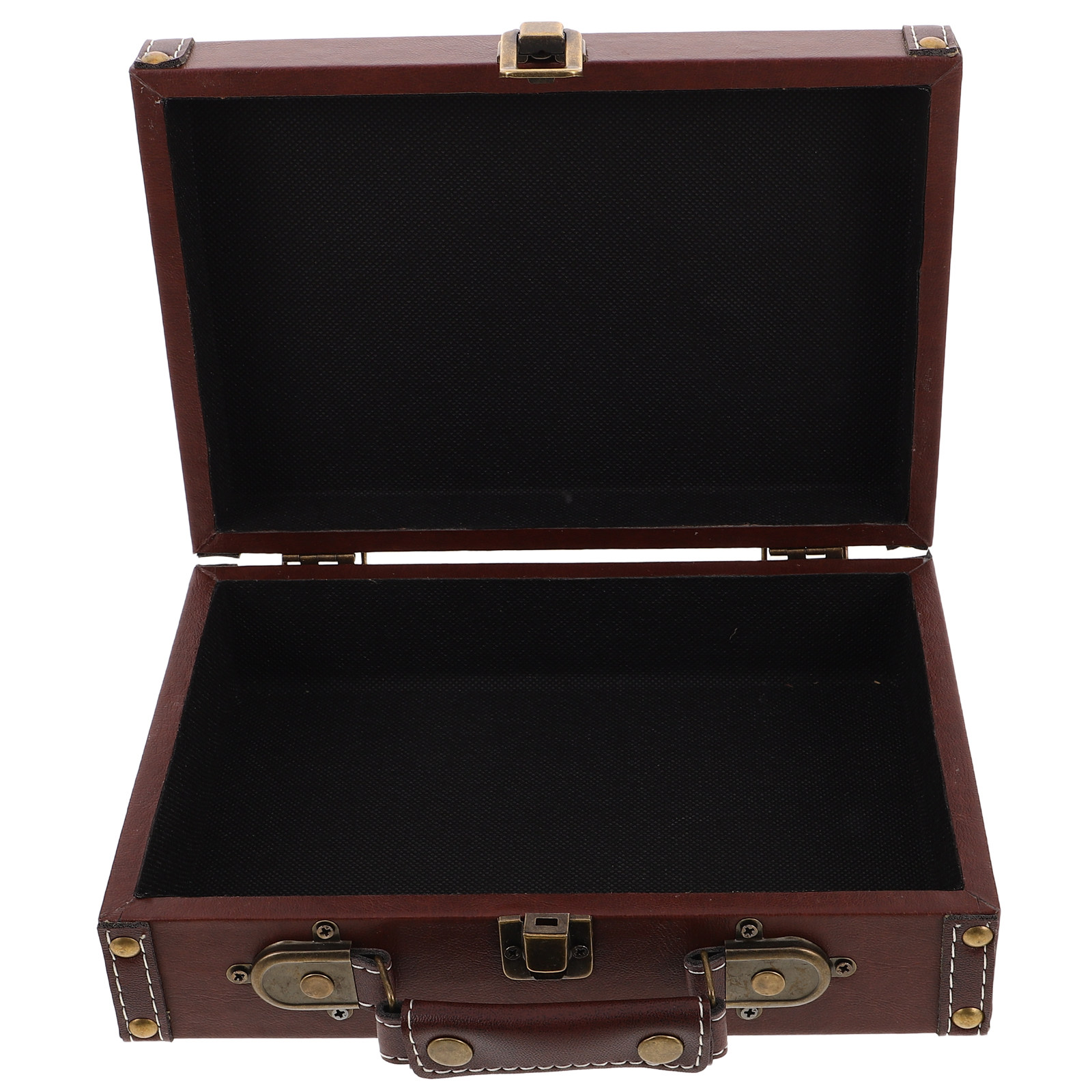 Kotak Penyimpanan Kayu Bergaya - Retro Vintage Trunk Suitcase ulasan dan harga