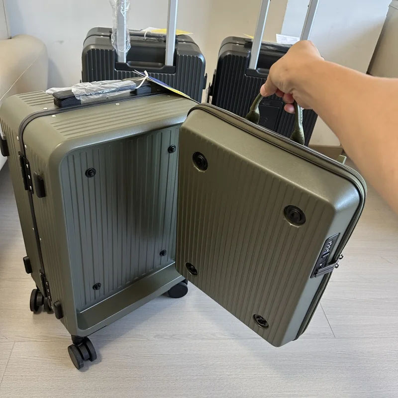 Tas Koper 2-in-1 yang Dapat Di - Aluminum Frame Carry On Luggage ulasan dan harga