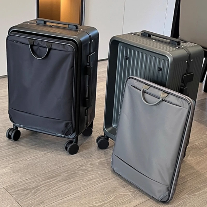 Tas Koper 2-in-1 yang Dapat Di - Aluminum Frame Carry On Luggage ulasan dan harga