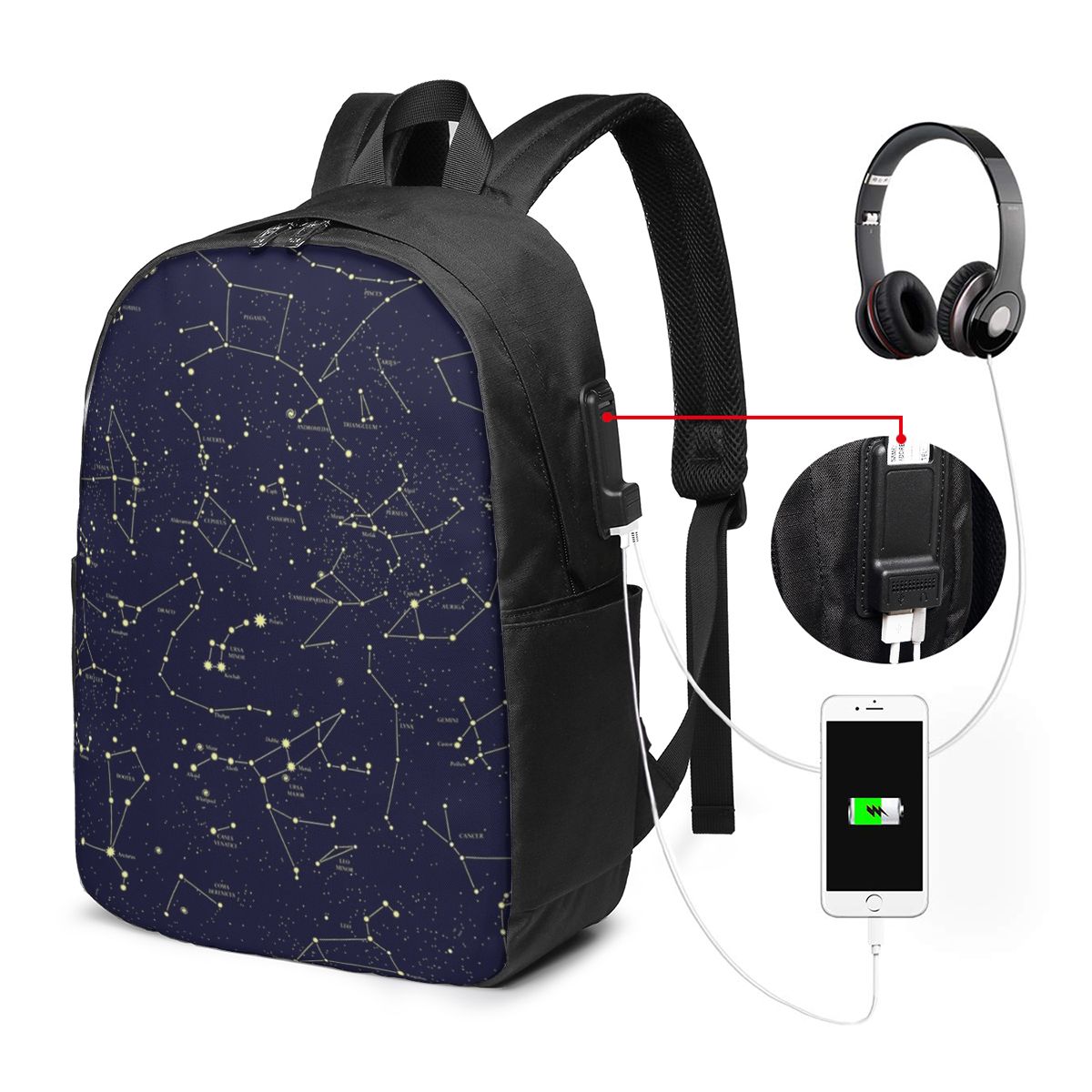 Langit Malam Bintang Langit Em - Backpacks ulasan dan harga
