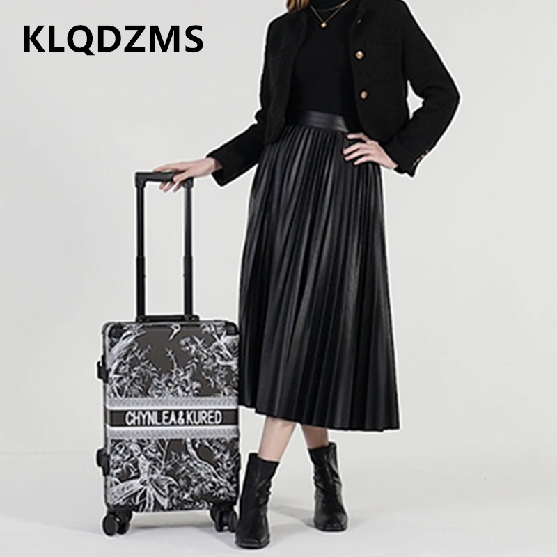 KLQDZMS 20 Koper Kabin PC Kota - Spinner Wheel Rolling Suitcase 20 Inch ulasan dan harga