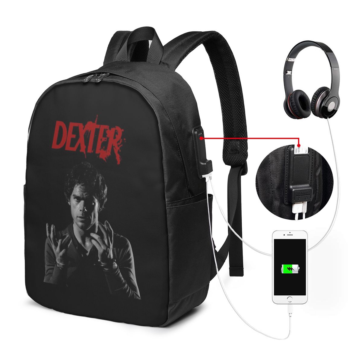 Tas Ransel Film Dexter Morgan  - Backpacks ulasan dan harga