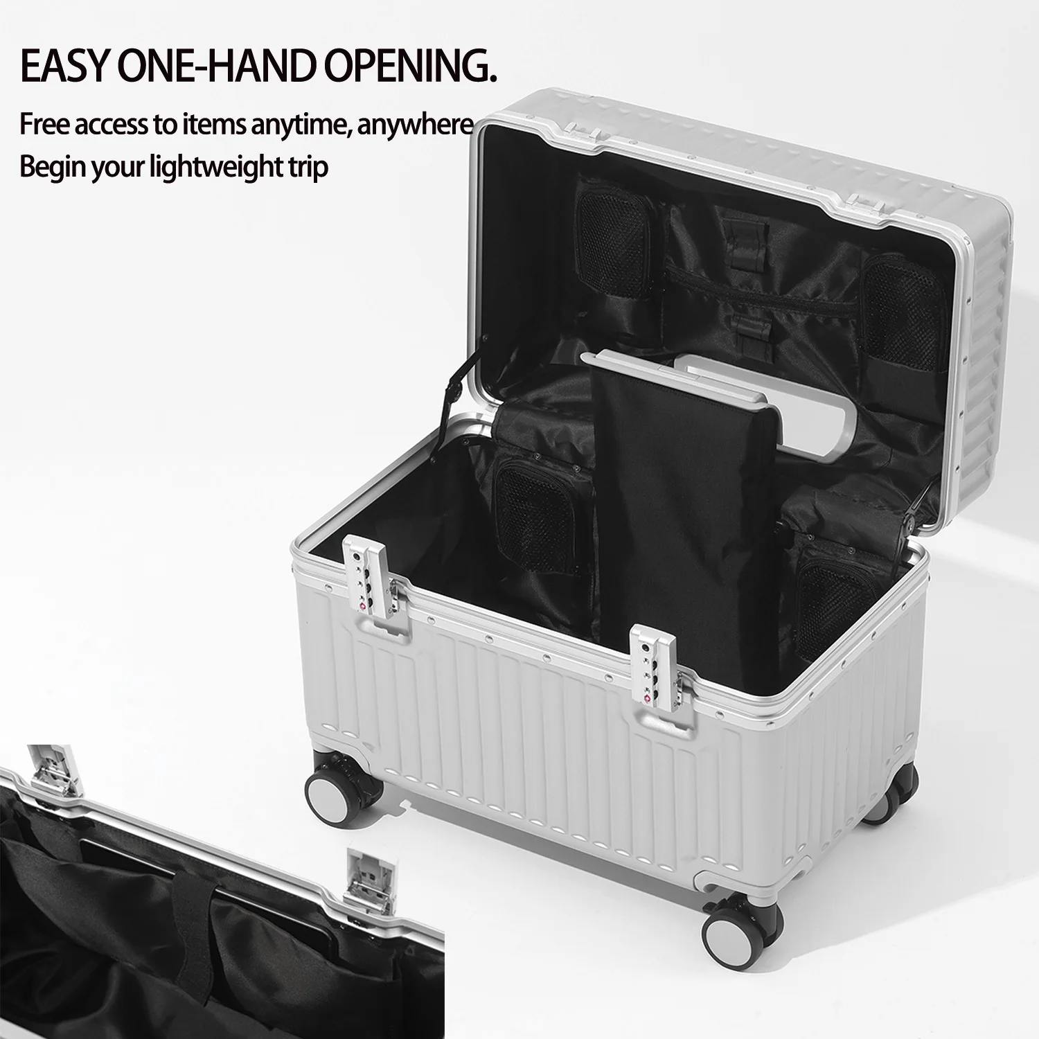 Koper dengan Rangka Aluminium  - Aluminum Frame Carry On Luggage ulasan dan harga