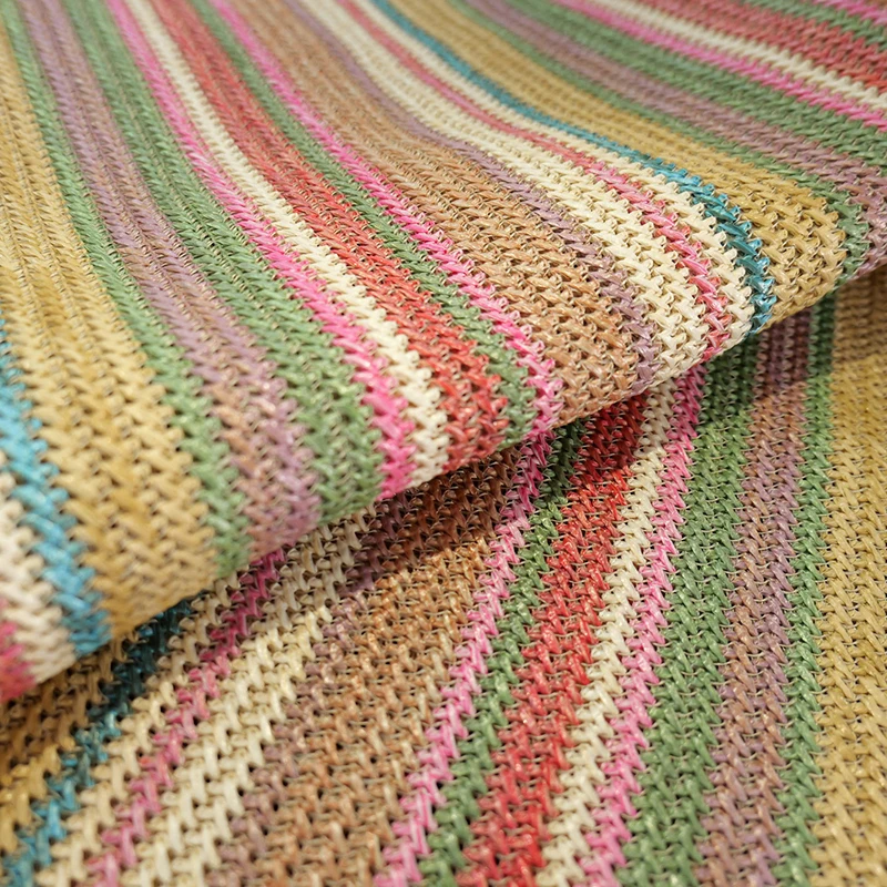 1 yard Kain Anyaman Jerami PP  - Handbags ulasan dan harga