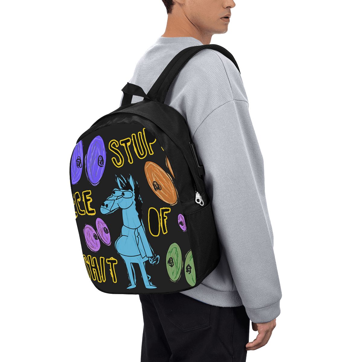 Kartun Bojack Horseman Stupid  - Backpacks ulasan dan harga